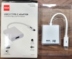 U832cha Rca Usb-c 3.1 To Hdmi Adapter New Open Box
