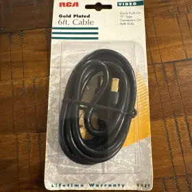 Vh89 Rca Nib Gold Plated 6ft. Cable