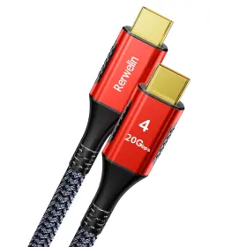 890986 Rerwelin 15 Ft For Long Thunderbolt 4 Cable 240w 20gbps Usb With Pd 3.1 5k /