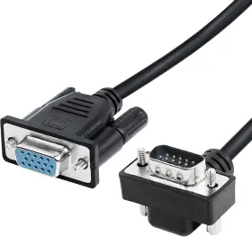 Rii-235 Riieyoca 90 Degree Vga Cable Up Angle Male To Female 1080p Full H