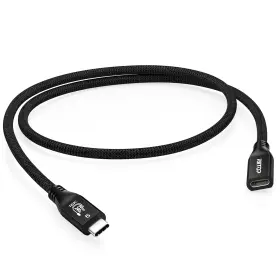 Tb5tf-05i Riitop 80gbps Usb C Extension Cable For Thunderbolt 5 1.64ft Short Usb-c Male To