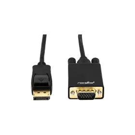 Y10a172-b1 Rocstor Premium 6 Ft Displayport To Vga Cable M/displayport Supporting 1920x12