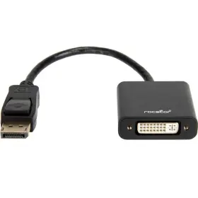 Y10a230-b1 Rocstor - Active Displayport To Dvi Adapter 4k 30hz
