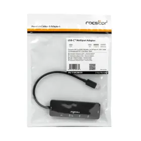 Y10a308-b1 Rocstor Premium Usb-c To 4k 60hz Hdmi 3x Usb Type-a 100w Pd Charging