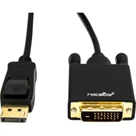 Y10c155-b1 Rocstor Premium 6 Ft Displayport 1.2v To Dvi Cable M/m -