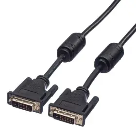 Roline 11.04.5525g Lot Of Four Dvi Cables Inch Dual Link Male-male 2 Meters #11.04.5525g