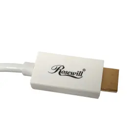 Rcdc-14032 Rosewill 15 Foot White Mini Display Port To Hdmi Cable Model Working #2