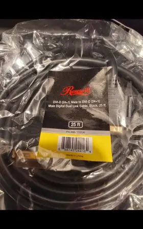 Unp21921dv014 Rosewill 25ft Dvi-d 24 1 Video Cable Male/male 28awg Digital Dual Link Gold Plated Display #3