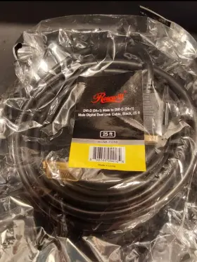 Unp21921dv014 Rosewill 25ft Dvi-d 24 1 Video Cable Male/male 28awg Digital Dual Link Gold Plated Display