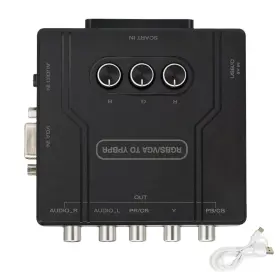1080i Rqg 768825107853 Rgbs Vga Scart To Ypbpr Component Converter 480i 480p 576i 576p 720p Vi