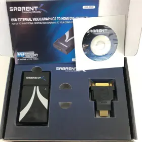 Sabrent 899495002725 Video Graphics And Audio 1080p Hdmi/dvi To Usb Adapter Multiple Monitors #2