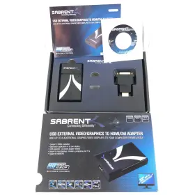 Sabrent 899495002725 Video Graphics And Audio 1080p Hdmi/dvi To Usb Adapter Multiple Monitors