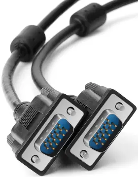 Saisn 088034953205 Vga To Video Cable Monitor Male 15 Pin Full Hd 1080p H