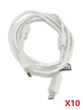 Bn39-01879l Samsung Lot Of 10 Genuine Displayport Male To Cables 5ft