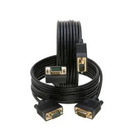 309889 Satmaximum 2-pack- 15ft Svga M/m 15 Pin Cable Hd Display Tv Video Projector Pc Monitor Cord