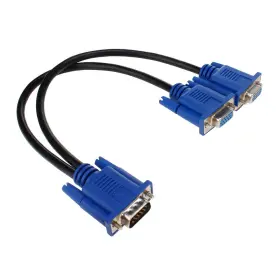 Vga8541680116 Saytay Vga Monitor Y-splitter Cable 1 Male To Dual 2 Female Adapter