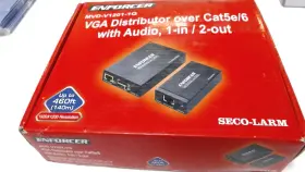 Mvd-v1201-1q Seco Larm Enforcer Vga Over Cat5e/6 With Audio 1-in 2-out