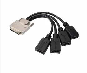 8541685163 Seenoo Vhdci Breakout Cable&adapter-vhdci Scsi 68pin M To 4-port Hdmi Af Splitter B