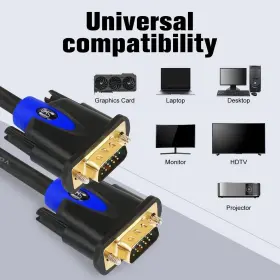 Shd 756040216849 Vga Cable To Hd15 Monitor For Pc Laptop Tv Projector-6feet #2