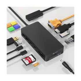 11-in-1-4k Showaist 793269086952 Microsoft Surface Docking Station 60hz Hdmi/vga Dual Mon... Fast Ship