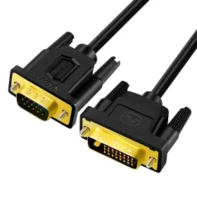 Cable12 Shuliancable Dvi To Vga Cable Dvi-d 24 1 Male 1080p Full Hd For Hdtv