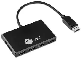 Ce-dp0r11-s1 Siig 253106 Ac 4 Port Displayport 1.4 To Mst Hub