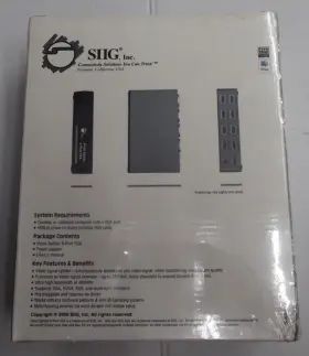 302022 Siig 8 Port Vga Svga Video Splitter Amplifier Duplicator High Bandwidth 400mhz #2