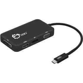 Cb-tc0611-s1 Siig Usb-c To 4-in-1 Multiport Video Adapter - Dvi/vga/dp/hdmi #2