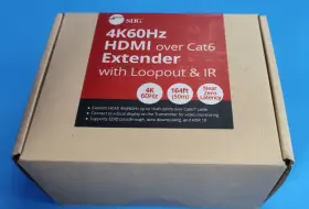 Ce-h27k11-s1 Siig 4k60hz Hdmi Over Cat6 Extender Powered Box Downscaling Loopout Ir 164ft/50m