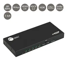 Ceh26c11s1 Siig 4 Port Hdmi 2.0 Hdr Splitter