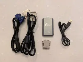 Ju-dv0112-s1 Siig Usb 2.0 To Dvi/vga Pro Adapter W. Cables