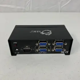 Vga-y4 Siig 1 Pc To 4 Port Vga Video Monitor Splitter Box W / Power