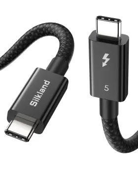 S3805 Silkland 860012202218 Intel Certified Thunderbolt 5 Cable 80gbps Up To 120gbps Bandwidth For 16k/d