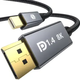 Gh-065 Silkland 8k Mini Displayport To 1.4 Cable 60hz 4k 144hz 2k 240hz H