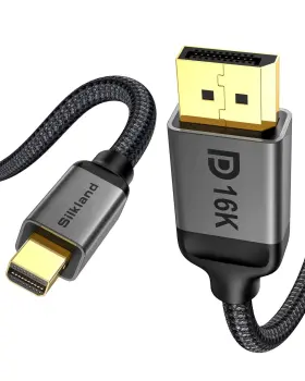 Gh-184 Silkland 16k Mini Displayport To 2.1 Cable 16k60hz 8k120hz 4k240hz 80