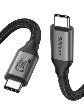S3404 Silkland 80gbps Usb 4 Cable For Thunderbolt 5 4ft Usb-if Certified 120gbps Ba