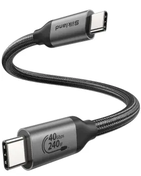 S3610 Silkland Usb 4 Cable For Thunderbolt 1ft 40gbps C Data 240w Pd 3.1
