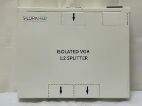 5390022 Silora R&d Isolated Vga Port To Dvi 1 2 Splitter