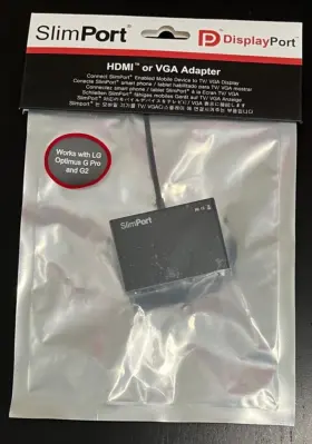 Sp1202-1046 Slimport Analogix Hdmi Or Vga Adapter Brand New 851065004034