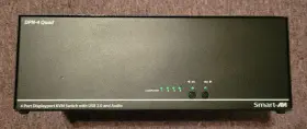 Dpn-4 Smart-avi Smartavi 4 Port Quad Displayport Kvm Switch With Usb 2.0 And Audio