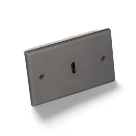 Solutioncables Sln-01776 Hdmi Wall Plate 1 Port Decora - White