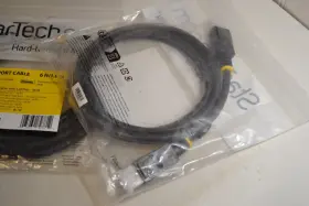 Startech 065030827812 Lot Of 2 - Displayport Cable 6ft With Latches M/m #2