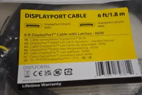 Startech 065030827812 Lot Of 2 - Displayport Cable 6ft With Latches M/m #3