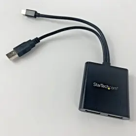 Startech 065030860574 Mstdp122dp 2-port Multi Monitor Adapter Displayport 1.2 Mst Hub Dual