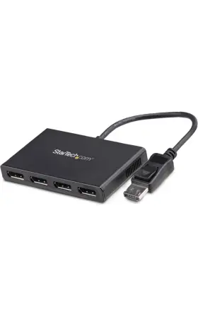 Startech 065030860581 Mstdp124dp Displayport Mst Hub Multi-monitor Splitter New