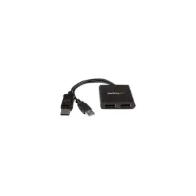 1a1771 Startech Displayport To 2x Multi Stream Transport Hub Black