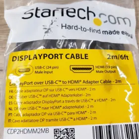 Cdp2dp142mbd Startech Startech.com Usb-c Male To Hdmi Displayport 8k Cable Cdp2hdmm2mb 2m/6ft #2