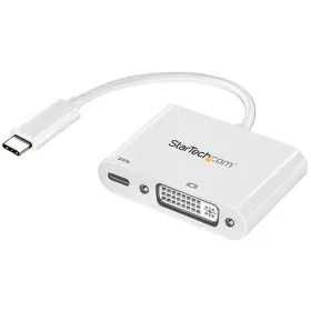Cdp2dviucpw Startech Usb-c Dp 1.2 Alt Mode Hbr2 To Dvi-d Video Display Adapter