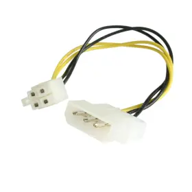 Startech.com 065030803311 6in Lp4 To P4 Auxiliary Power Cable Adapter - 4 Pin Atx Molex