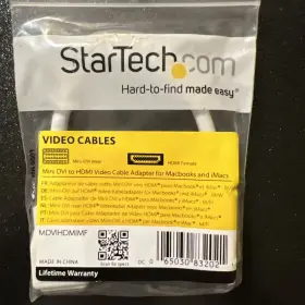 Startech.com 065030832021 Mini Dvi To Hdmi Video Cable Adapter For Macbooks And Imacs Mdvihdmimf